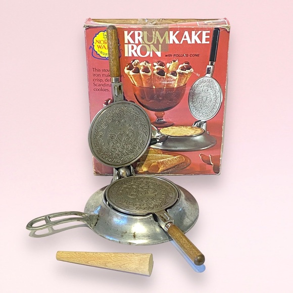 Nordic Ware Kitchen Vintage Nordic Ware Norwegian Krumkake And